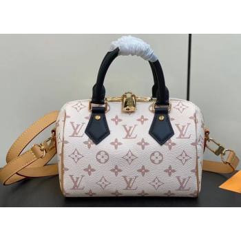 Louis Vuitton Monogram canvas Speedy Bandoulière 20 Bag M46096 White 2024 (kiki-23112206)