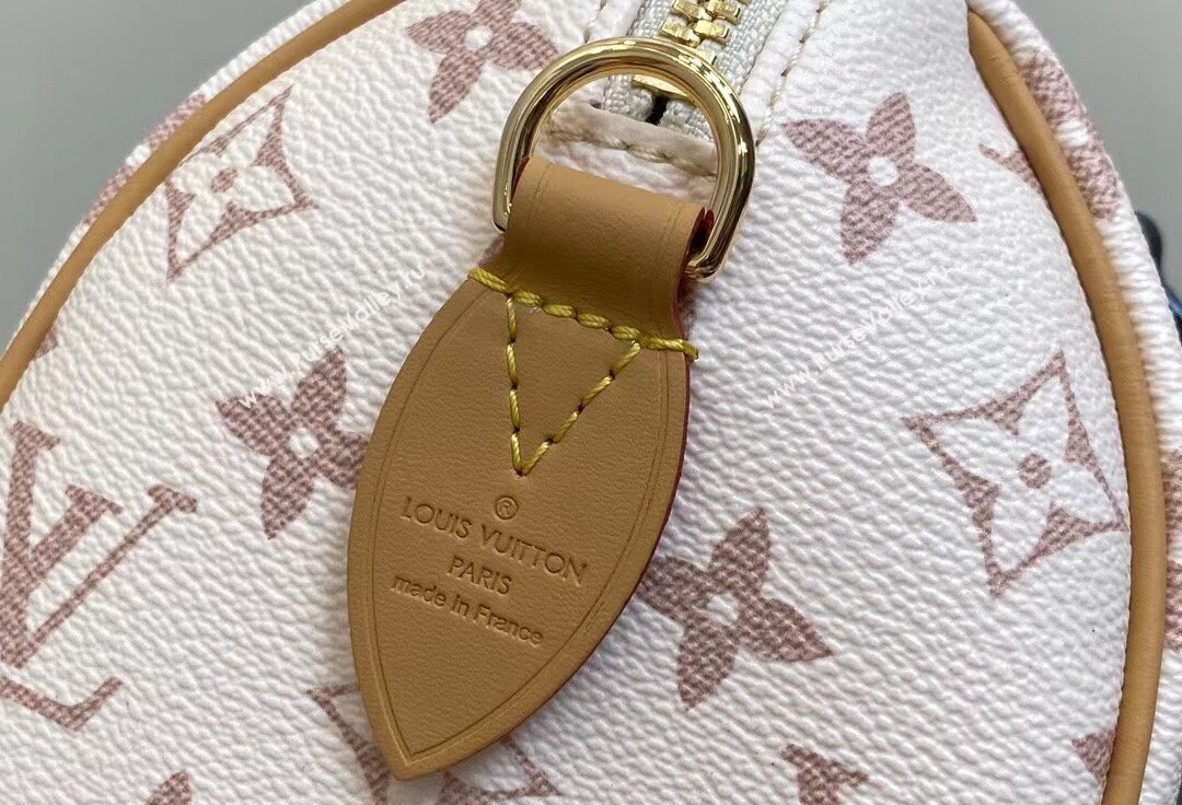 Louis Vuitton Monogram canvas Speedy Bandoulière 20 Bag M46096 White 2024 (kiki-23112206)