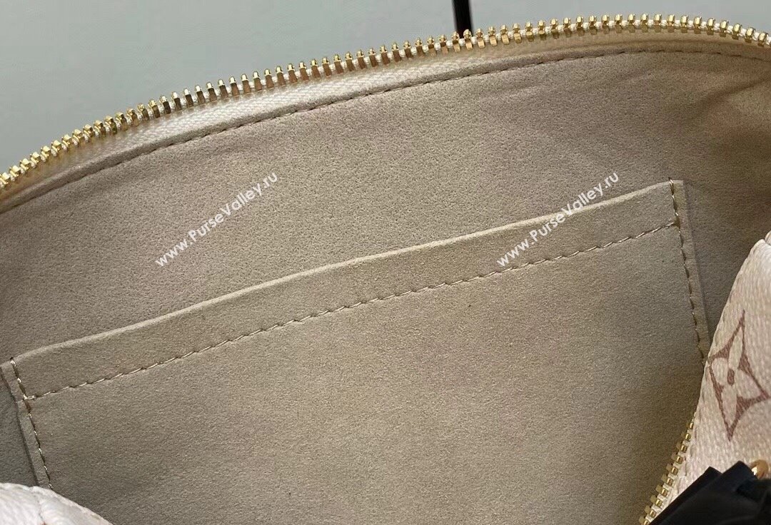 Louis Vuitton Monogram canvas Speedy Bandoulière 20 Bag M46096 White 2024 (kiki-23112206)