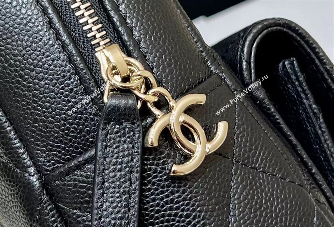 Chanel Grained Calfskin Mini Backpack Bag AP3753 Black 2024 (ORIGINAL QUALITY) (shunyang-23112201)