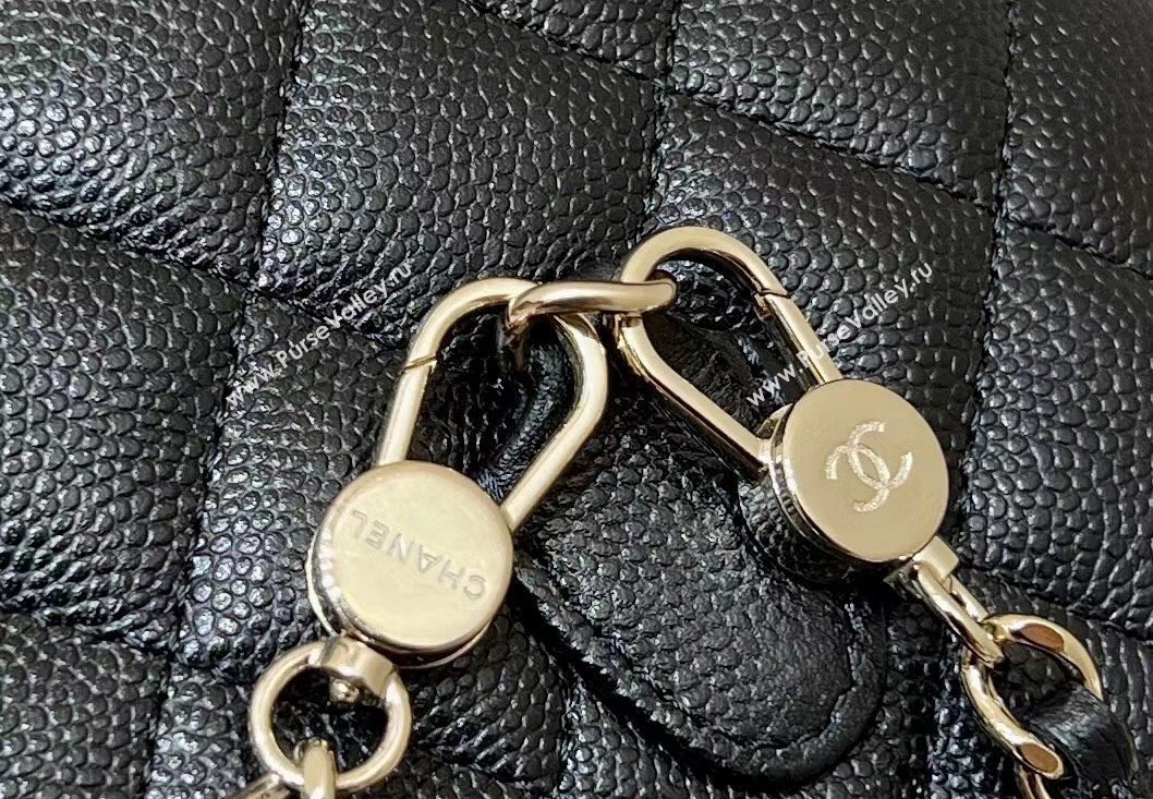 Chanel Grained Calfskin Mini Backpack Bag AP3753 Black 2024 (ORIGINAL QUALITY) (shunyang-23112201)