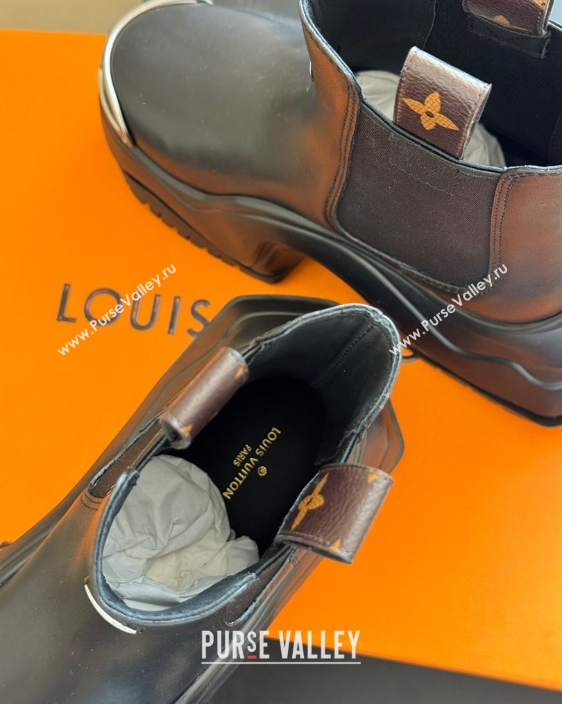 Louis Vuitton LV Archlight 2.0 Platform Ankle Boots Black 1AB15D 2024 (kaola-23112335)