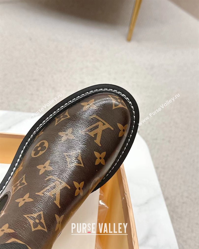 Louis Vuitton LV Beaubourg Ankle Boots Monogram Canvas 2024 (SS-23112336)