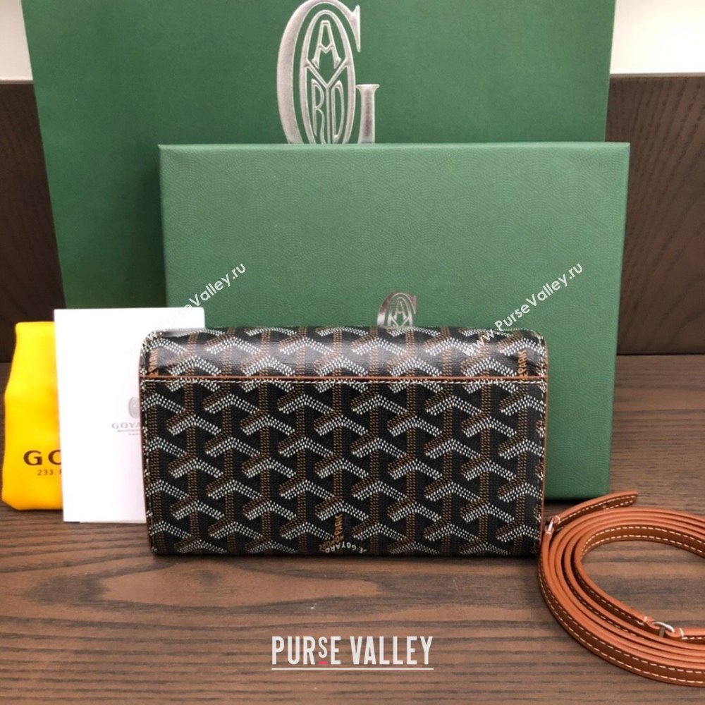 Goyard Varenne Continental Wallet with Strap Bag Brown (laimeng-23120104)