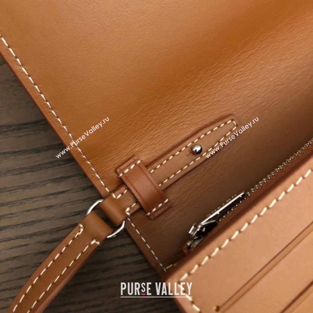 Goyard Varenne Continental Wallet with Strap Bag Brown (laimeng-23120104)