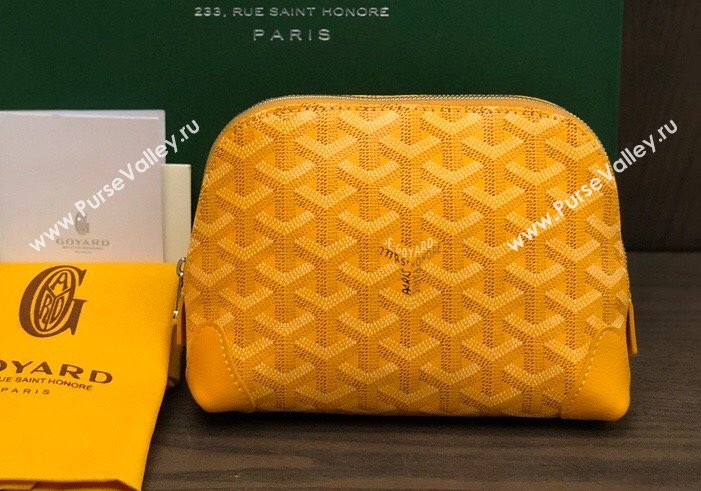 Goyard Vendôme Cosmetic Pouch bag Yellow (laimeng-23120130)