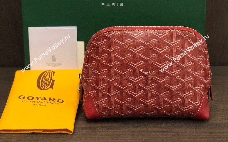 Goyard Vendôme Cosmetic Pouch bag Red (laimeng-23120128)
