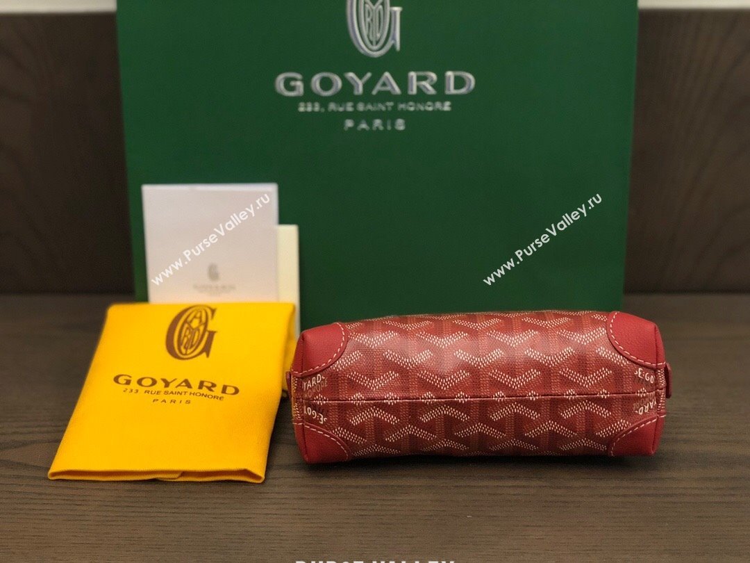 Goyard Vendôme Cosmetic Pouch bag Red (laimeng-23120128)
