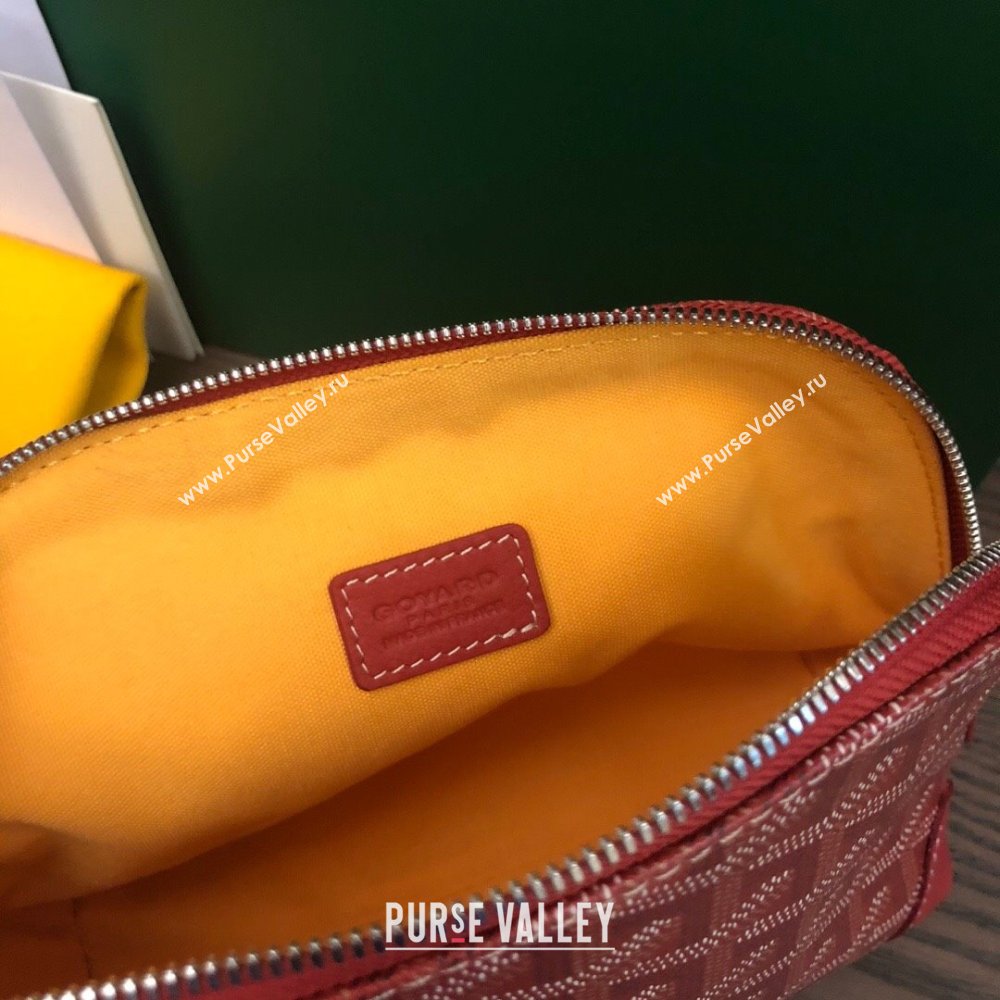 Goyard Vendôme Cosmetic Pouch bag Red (laimeng-23120128)