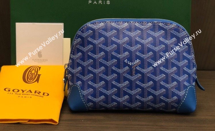 Goyard Vendôme Cosmetic Pouch bag Blue (laimeng-23120123)