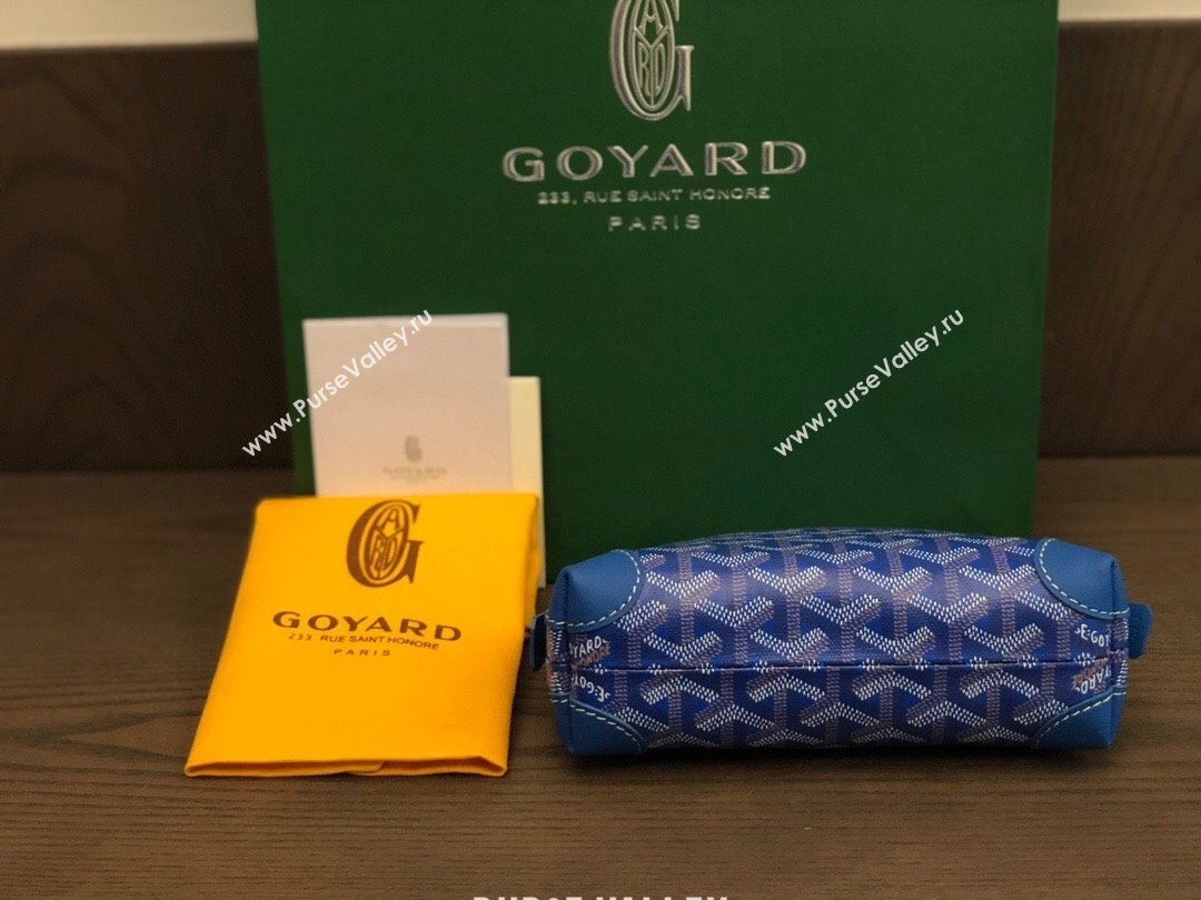 Goyard Vendôme Cosmetic Pouch bag Blue (laimeng-23120123)