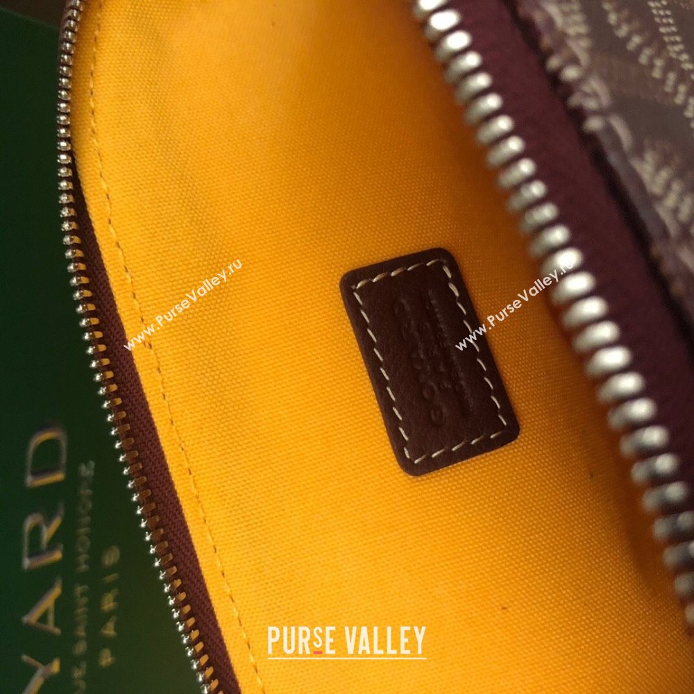 Goyard Vendôme Cosmetic Pouch bag Burgundy (laimeng-23120125)