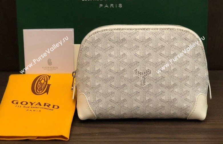 Goyard Vendôme Cosmetic Pouch bag White (laimeng-23120131)