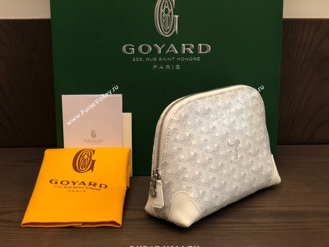 Goyard Vendôme Cosmetic Pouch bag White (laimeng-23120131)