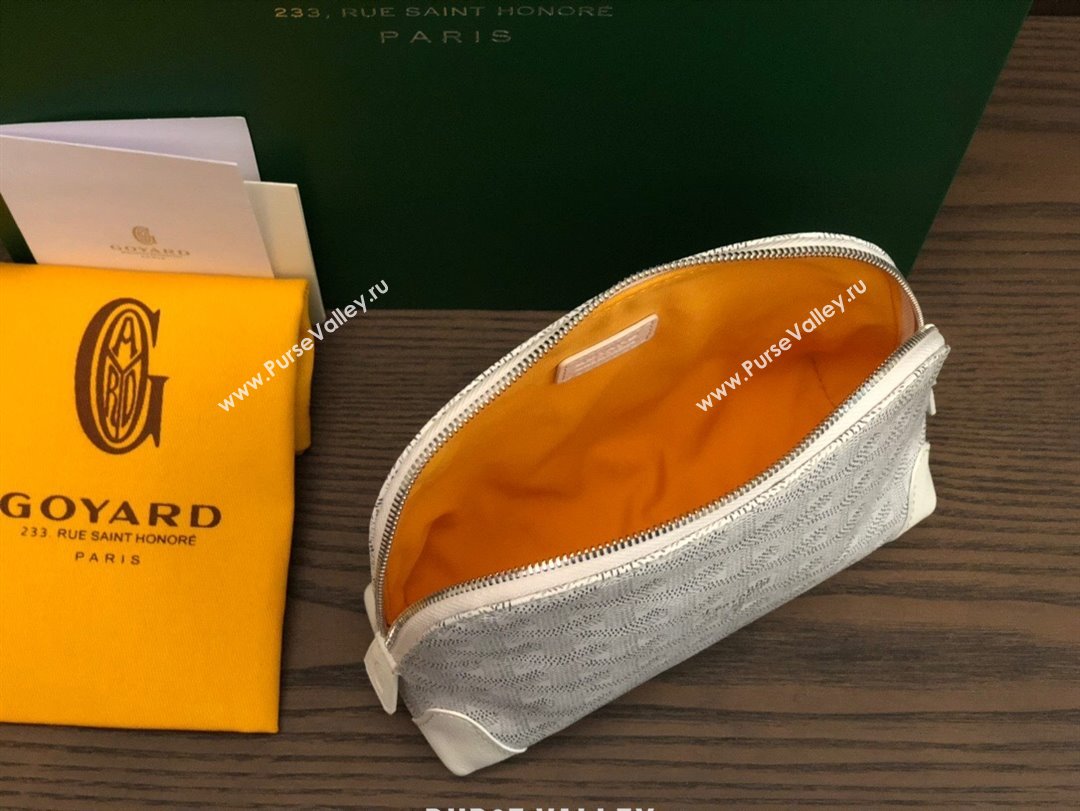 Goyard Vendôme Cosmetic Pouch bag White (laimeng-23120131)