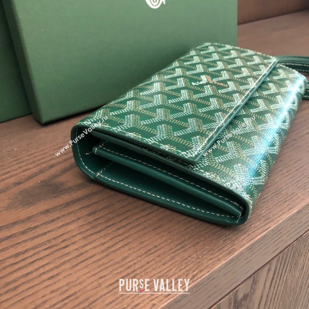 Goyard Varenne Continental Wallet with Strap Bag Green (laimeng-23120107)