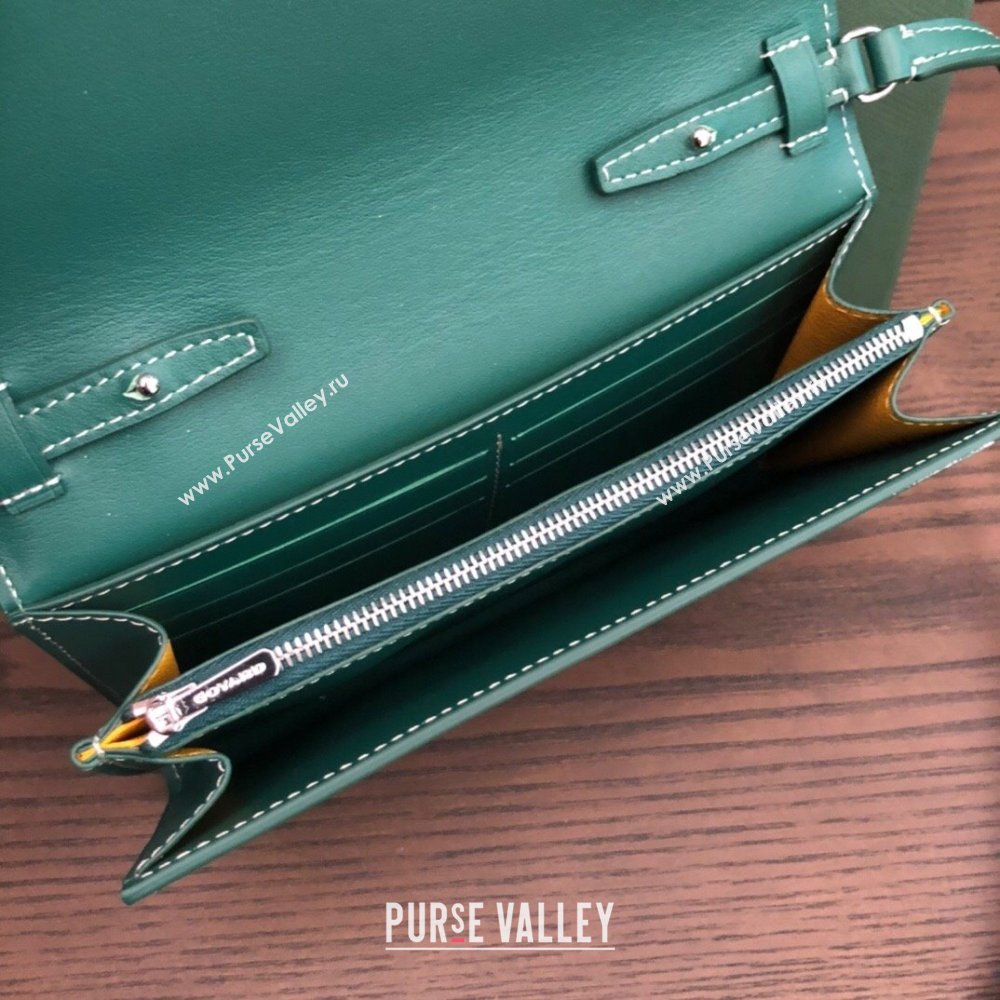 Goyard Varenne Continental Wallet with Strap Bag Green (laimeng-23120107)