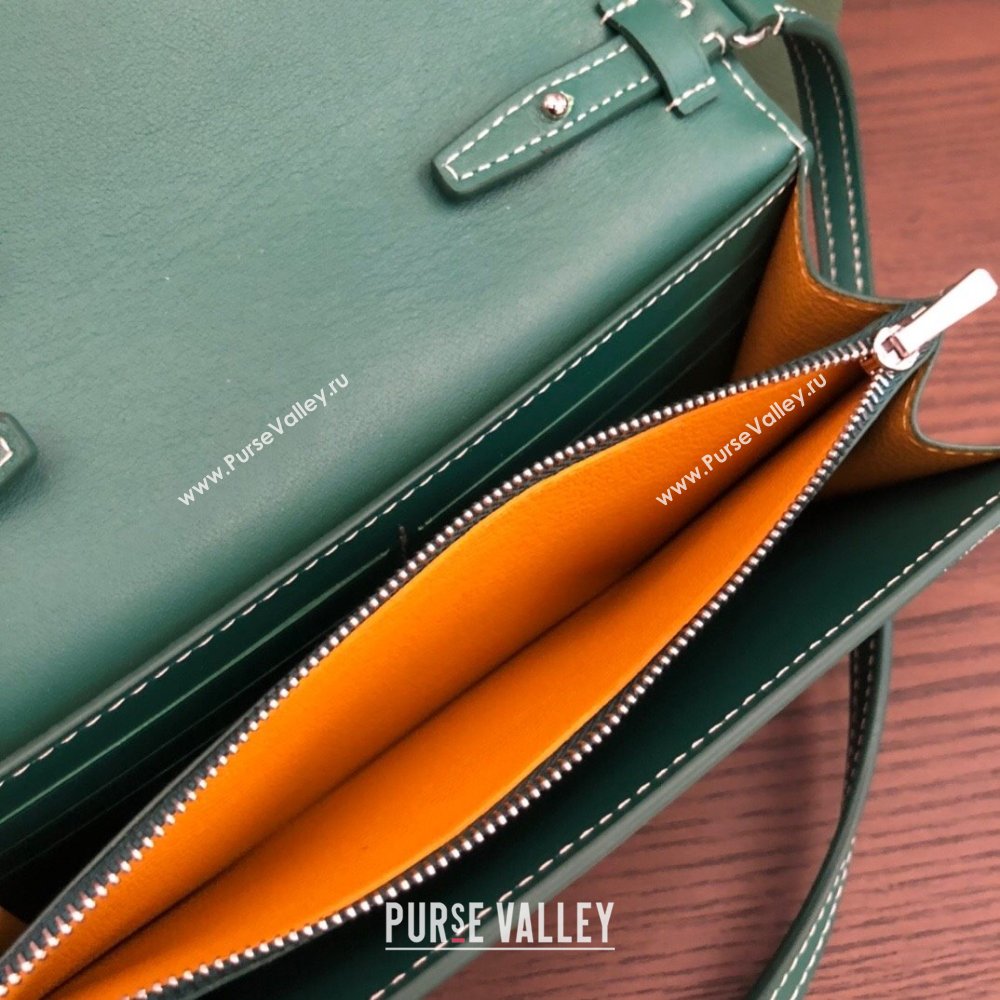 Goyard Varenne Continental Wallet with Strap Bag Green (laimeng-23120107)