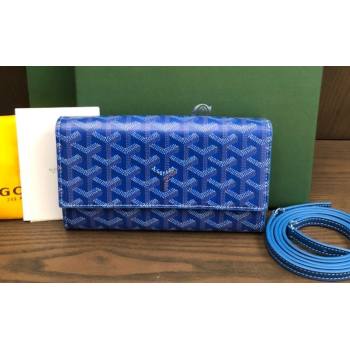Goyard Varenne Continental Wallet with Strap Bag Blue (laimeng-23120103)