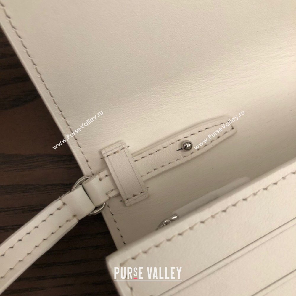 Goyard Varenne Continental Wallet with Strap Bag White (laimeng-23120111)