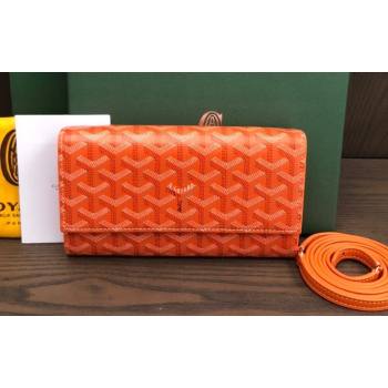Goyard Varenne Continental Wallet with Strap Bag Orange (laimeng-23120109)