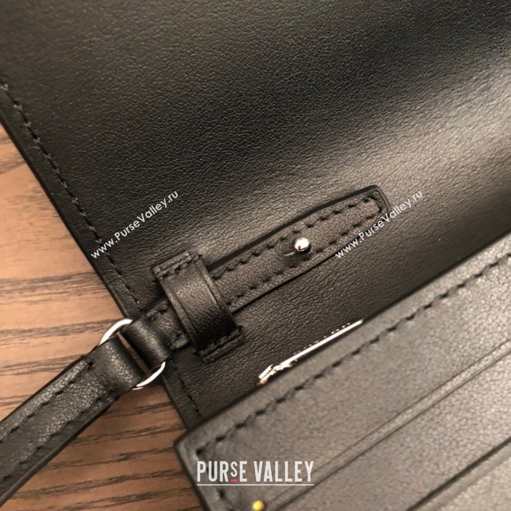 Goyard Varenne Continental Wallet with Strap Bag Black (laimeng-23120101)