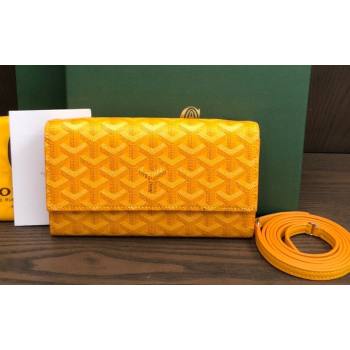 Goyard Varenne Continental Wallet with Strap Bag Yellow (laimeng-23120110)