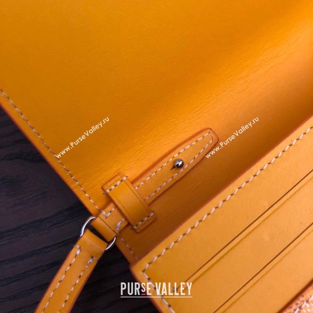 Goyard Varenne Continental Wallet with Strap Bag Yellow (laimeng-23120110)