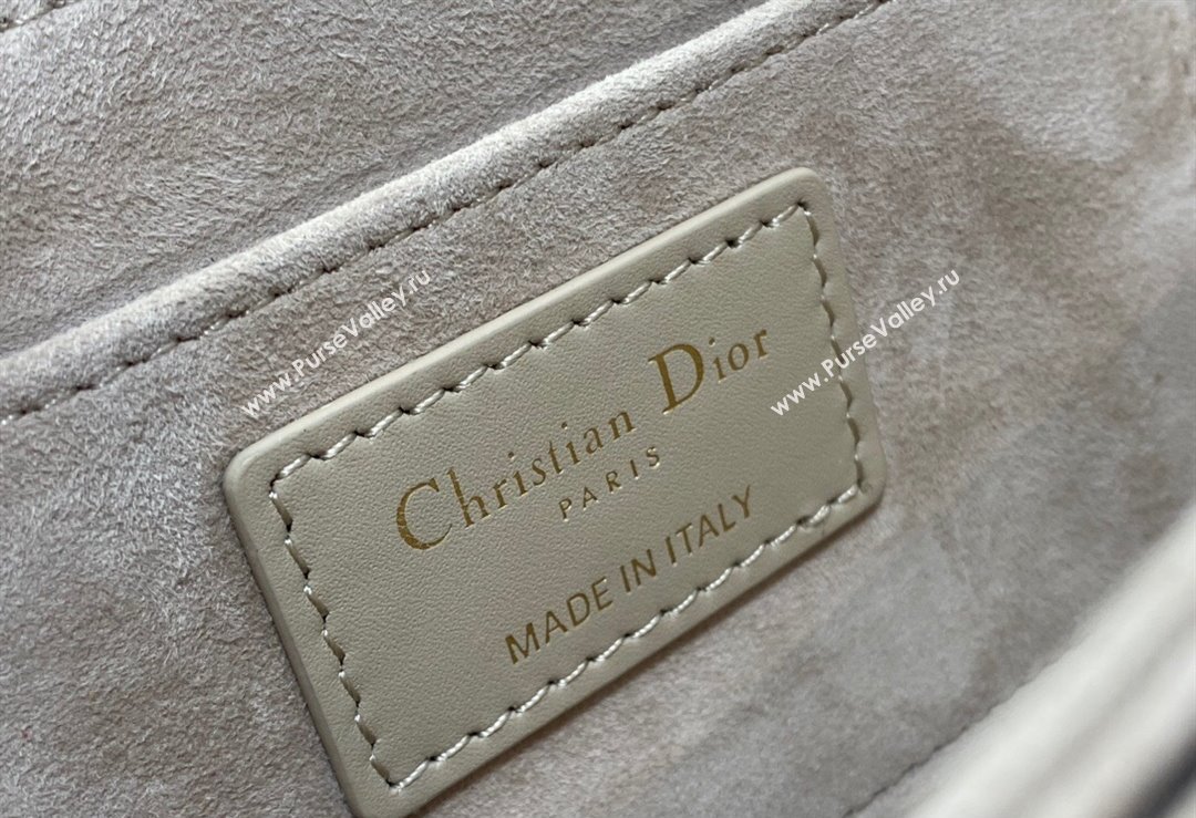Dior Small 30 Montaigne Avenue Bag in Box Calfskin Beige 2024 (XXG-23112504)