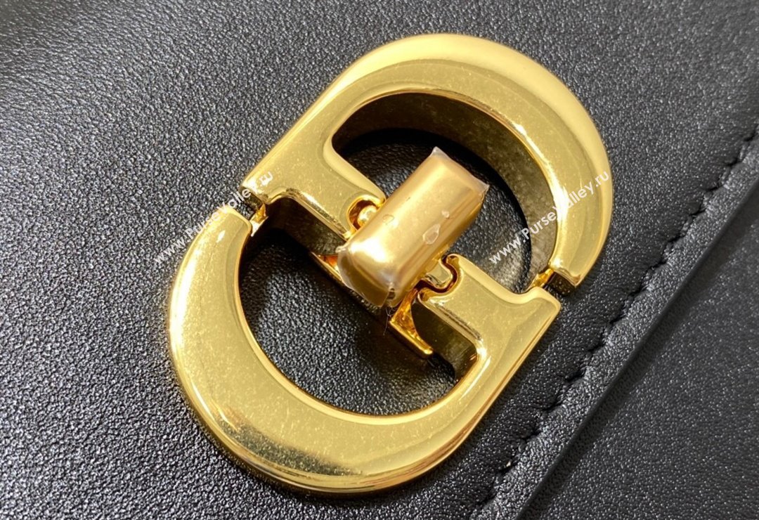 Dior Small 30 Montaigne Avenue Bag in Box Calfskin Black 2024 (XXG-23112501)