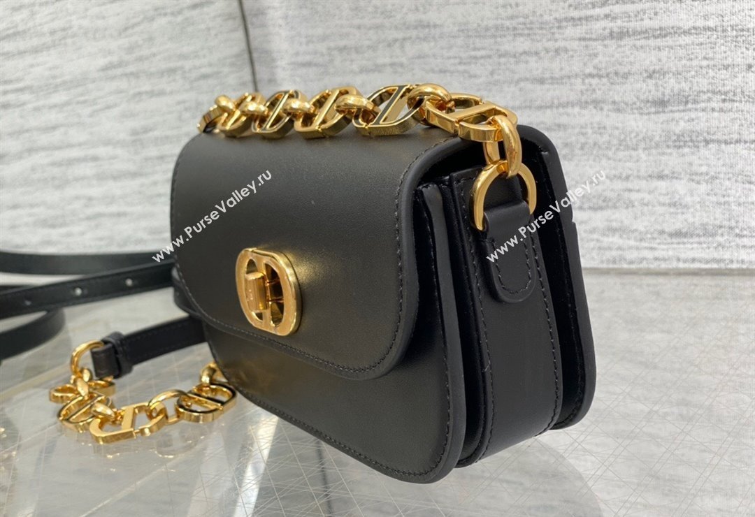 Dior Small 30 Montaigne Avenue Bag in Box Calfskin Black 2024 (XXG-23112501)