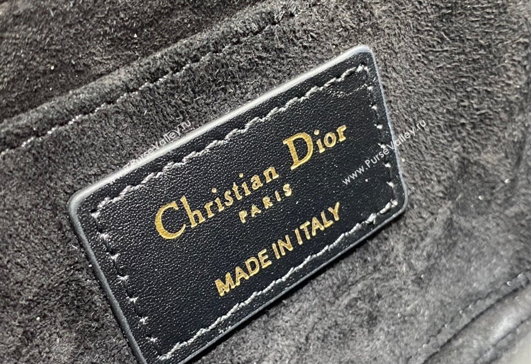 Dior Small 30 Montaigne Avenue Bag in Box Calfskin Black 2024 (XXG-23112501)