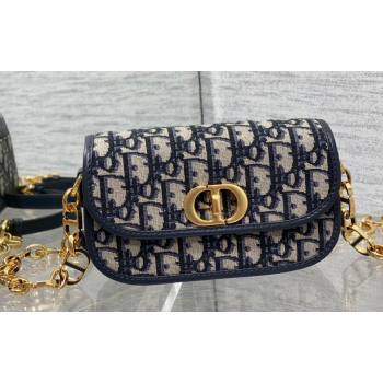 Dior Small 30 Montaigne Avenue Bag in Blue Dior Oblique Jacquard 2024 (XXG-23112505)
