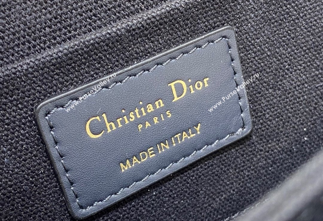 Dior Small 30 Montaigne Avenue Bag in Blue Dior Oblique Jacquard 2024 (XXG-23112505)