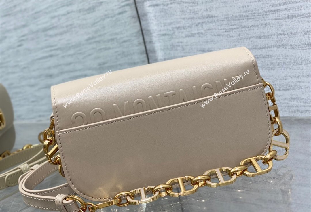 Dior Small 30 Montaigne Avenue Bag in Box Calfskin Beige 2024 (XXG-23112504)