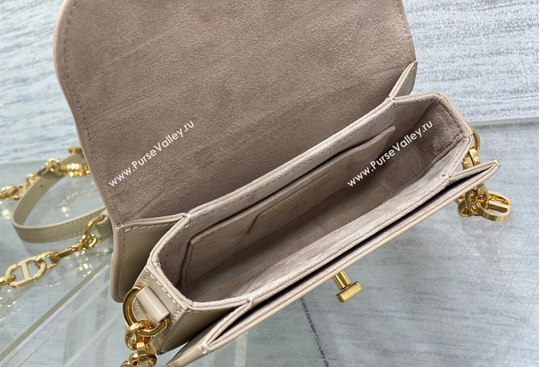 Dior Small 30 Montaigne Avenue Bag in Box Calfskin Beige 2024 (XXG-23112504)