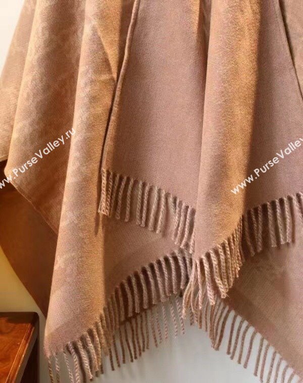 Fendi FF Karligraphy Reversible Cashmere-Wool Poncho Top Quality (wtz-23112706)