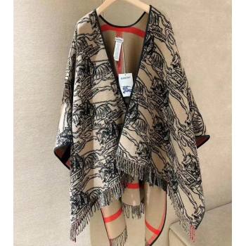 Burberry EKD Wool Cape Beige Top Quality (wtz-23112719)