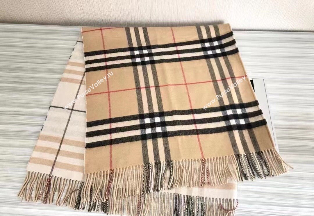 Burberry Contrast Check Wool Cashmere Cape Top Quality (wtz-23112718)