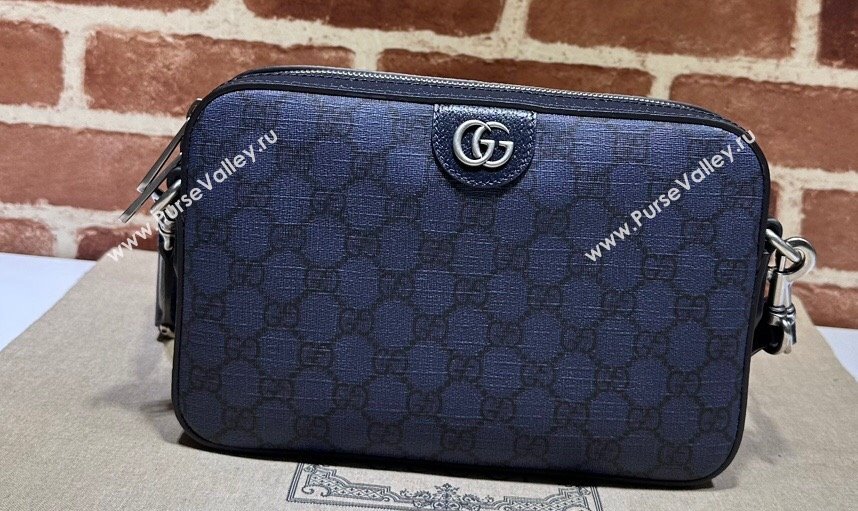Gucci Ophidia GG crossbody bag 699439 Blue 2024 (dlh-23112424)