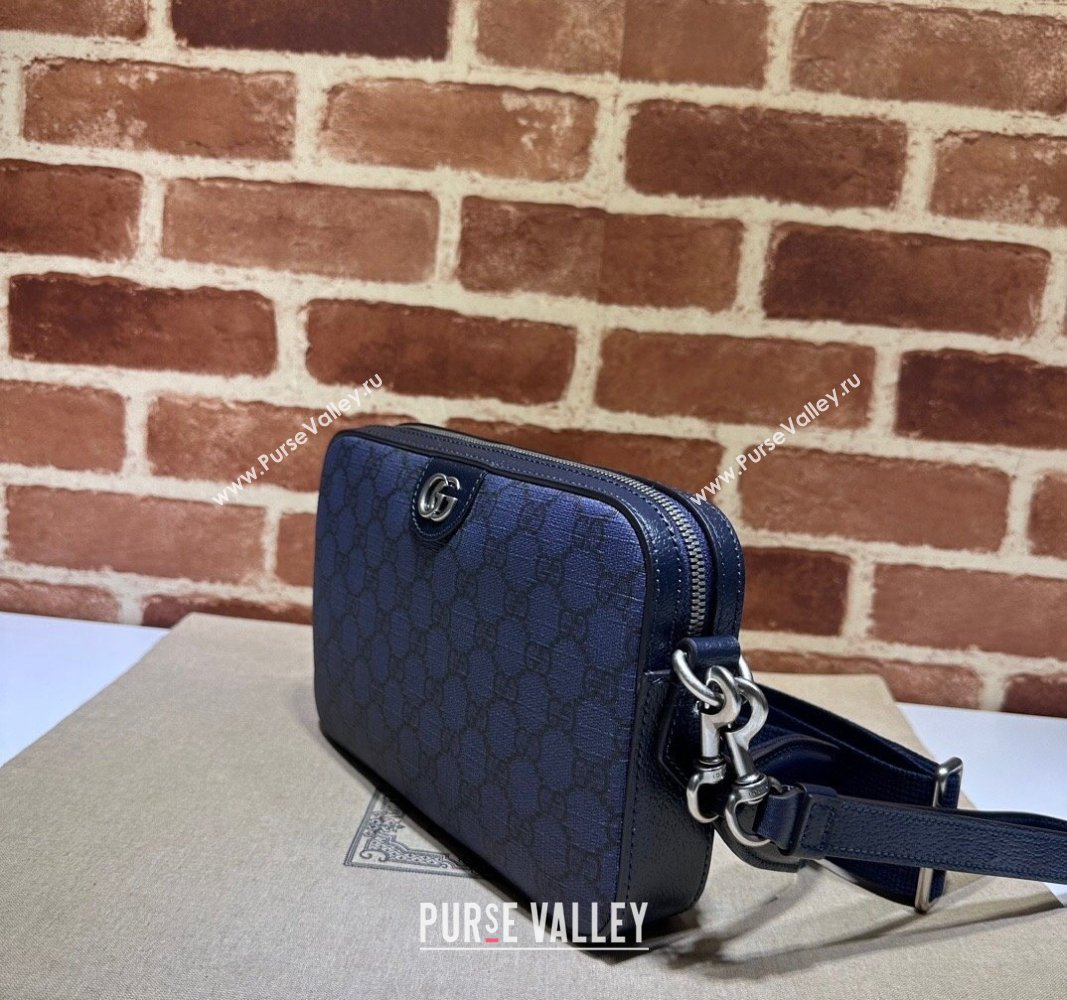 Gucci Ophidia GG crossbody bag 699439 Blue 2024 (dlh-23112424)
