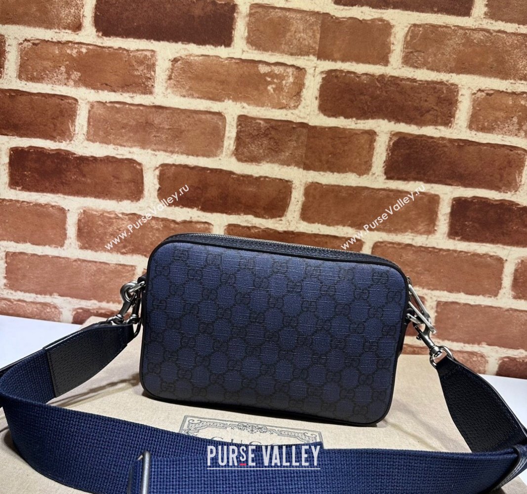 Gucci Ophidia GG crossbody bag 699439 Blue 2024 (dlh-23112424)