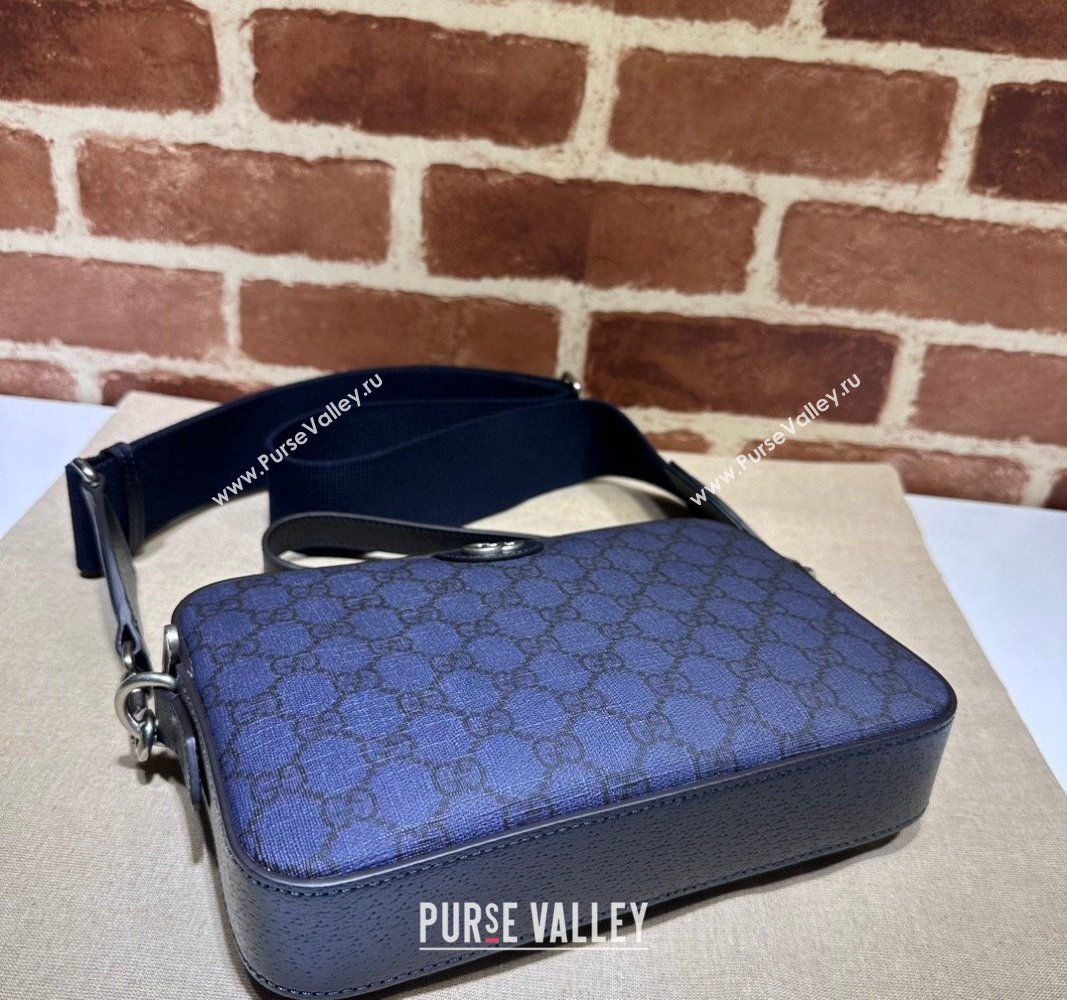 Gucci Ophidia GG crossbody bag 699439 Blue 2024 (dlh-23112424)