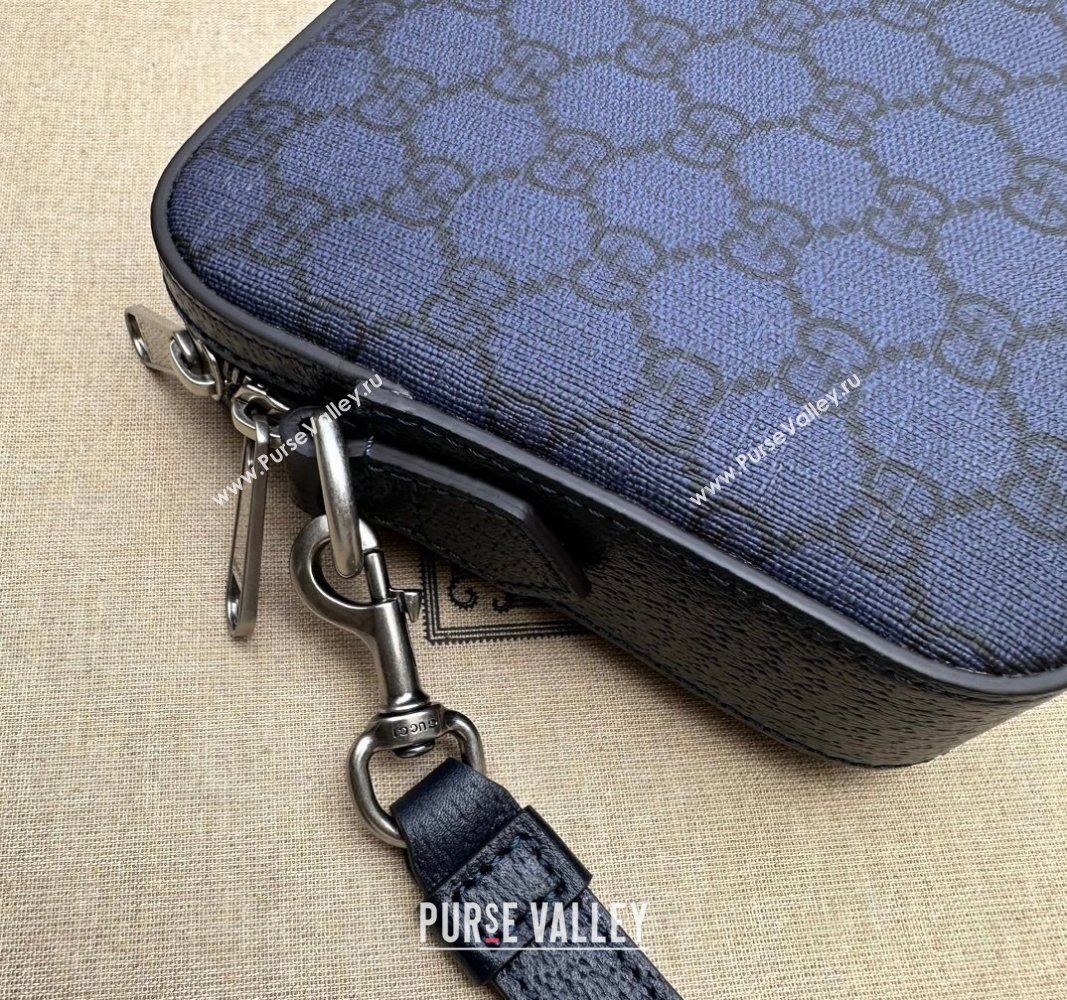 Gucci Ophidia GG crossbody bag 699439 Blue 2024 (dlh-23112424)