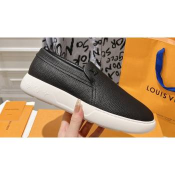 Louis Vuitton LV Pacific Mens Loafers in Grained calf leather Black 2024 (modeng-23112707)