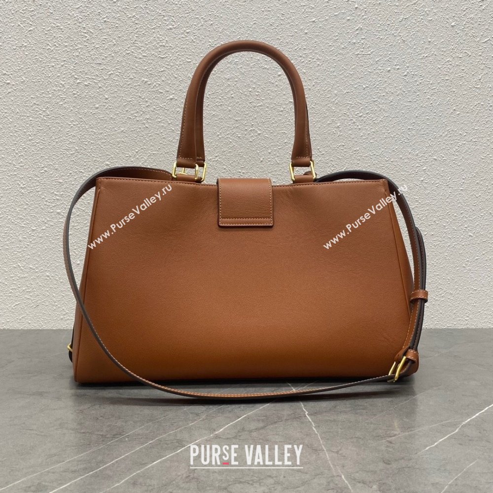 Celine MEDIUM APPOLINE BAG in supple calfskin 114963 Tan (yani-23120103)