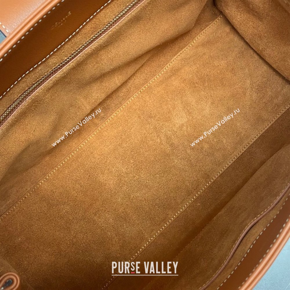 Celine MEDIUM APPOLINE BAG in supple calfskin 114963 Tan (yani-23120103)