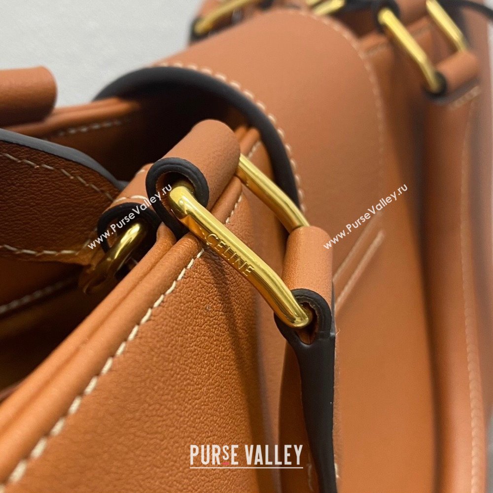 Celine MEDIUM APPOLINE BAG in supple calfskin 114963 Tan (yani-23120103)