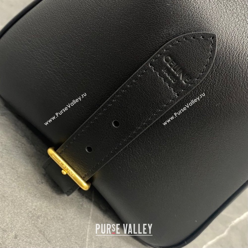 Celine MEDIUM APPOLINE BAG in supple calfskin 114963 Black (yani-23120102)