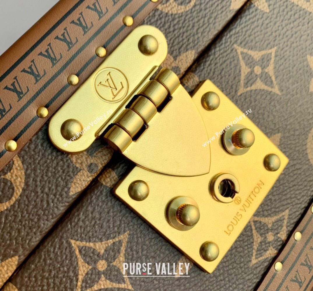 Louis Vuitton Monogram Canvas Coffret Trésor 24 Treasure Case Bag M47023 Rouge Fusion (kiki-23120105)